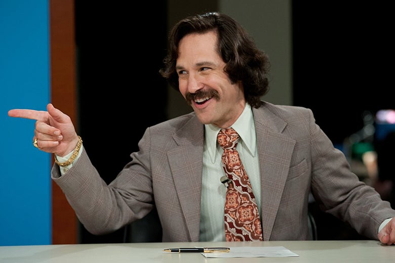 Paul Rudd in Anchorman 2.